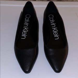 Calvin Klein black flats